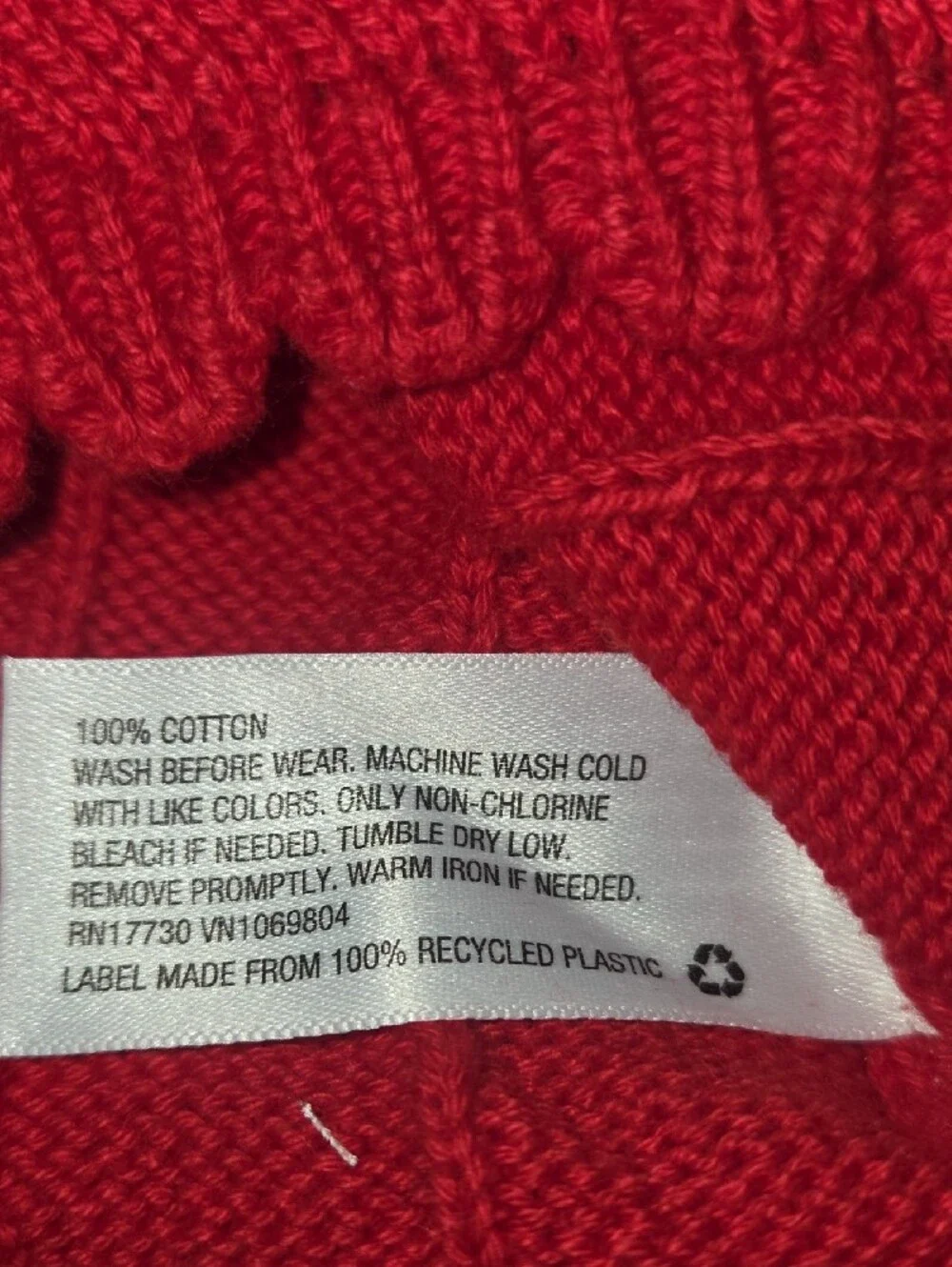 Cat & Jack White and Red Knit Ruffle Collar Baby One-Piece
